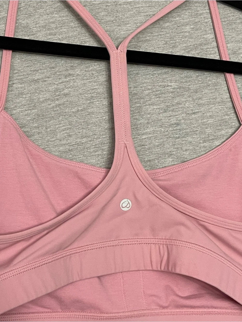 Crz yoga Women's Light Pink Strappy Bralette